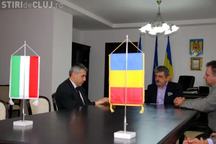 Noul consul general al Ungariei la Cluj, în vizită la Consiliul Județean Cluj - FOTO