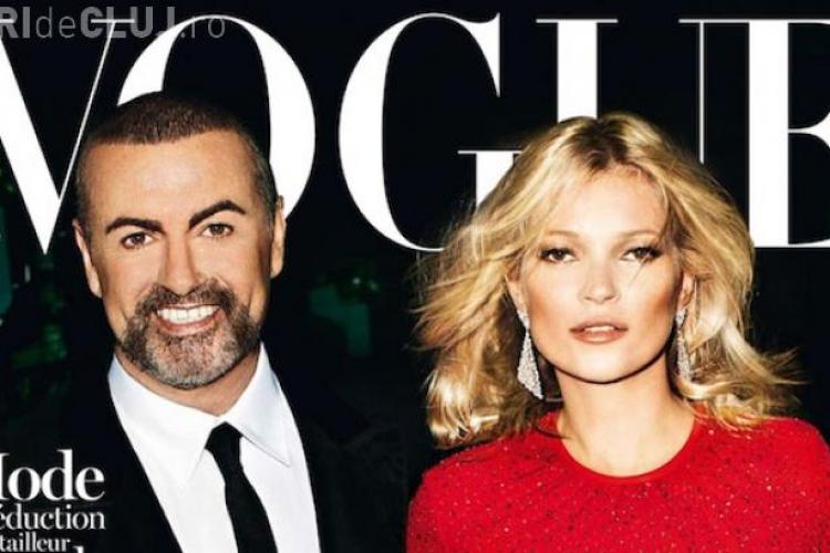 George Michael şi Kate Moss au stârnit controverse apărând pe coperta revistei Vogue Franţa