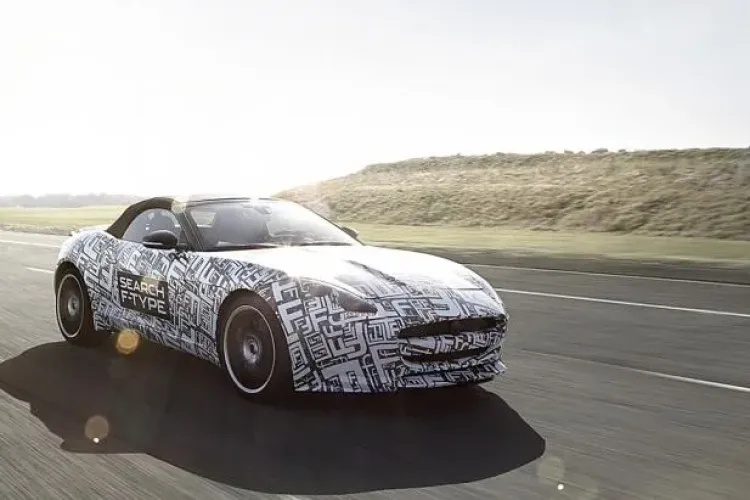  Imagini inedite cu Jaguar F-Type pe circuit! VIDEO