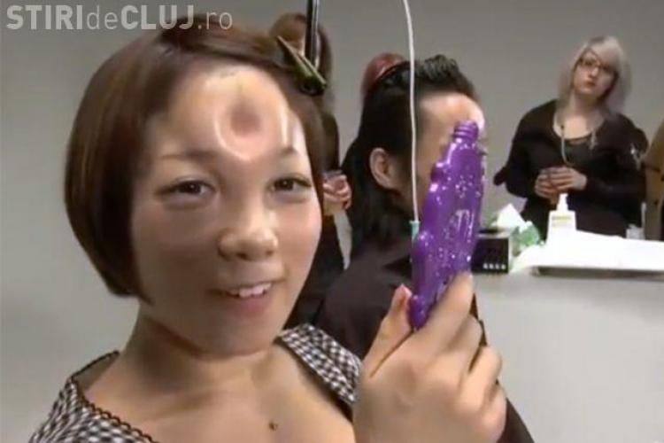 PROSTIE sau MODĂ? Tinerii japonezi îşi injectează în frunte soluţii saline care le fac "capetele chiflă" VIDEO