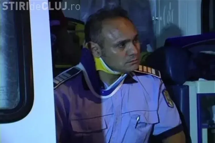 Accident pe Calea Turzii! UPDATE: Un polițist a fost rănit. Șoferul vinovat era băut - VIDEO și FOTO