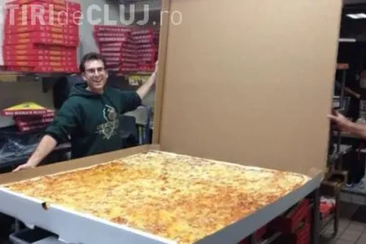 Cea mai mare pizza din lume vine din Los Angeles