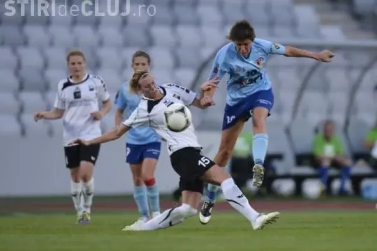 Fotbalistele de la Olimpia Cluj au venit 11 ore cu autocarul după succesul din Liga. Echipa nu a avut bani de avion