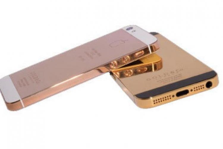 iPhone 5 din aur de 24k. Cât costă și cum arată