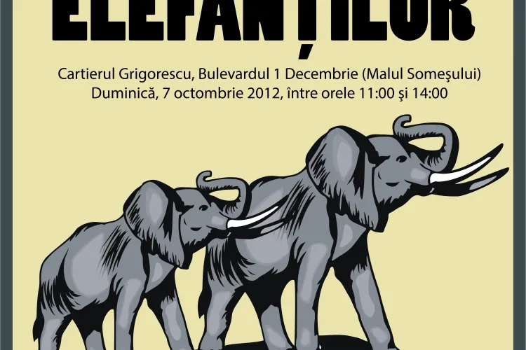 Parada elefanților la Cluj. VEZI traseul