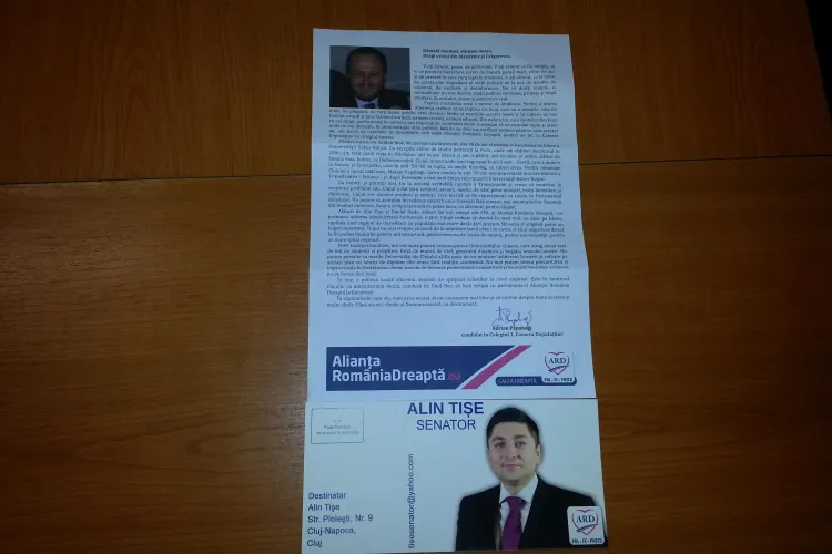 Tișe îl trage după el pe necunoscutul Adrian Papahagi în Colegiul 1. Cei doi le trimit clujenilor scrisori la pachet - FOTO  