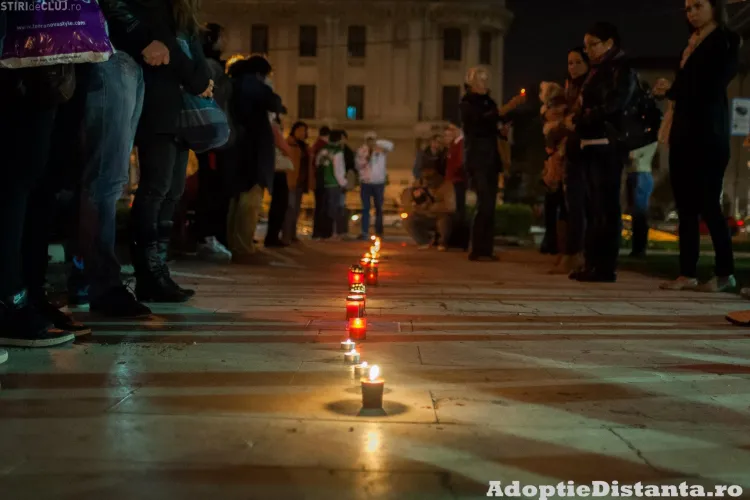 FLASHMOB pentru victimele incendiului de la adăpostul de câini din Cluj - VIDEO  
