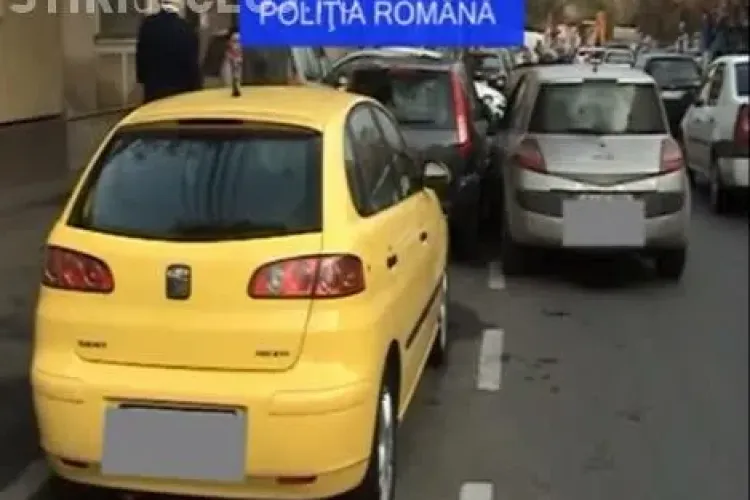 Cluj: Un șofer beat a lovit două mașini la ora 8.00 dimineaţa. Bărbatul avea în bordul mașinii două beri - VIDEO