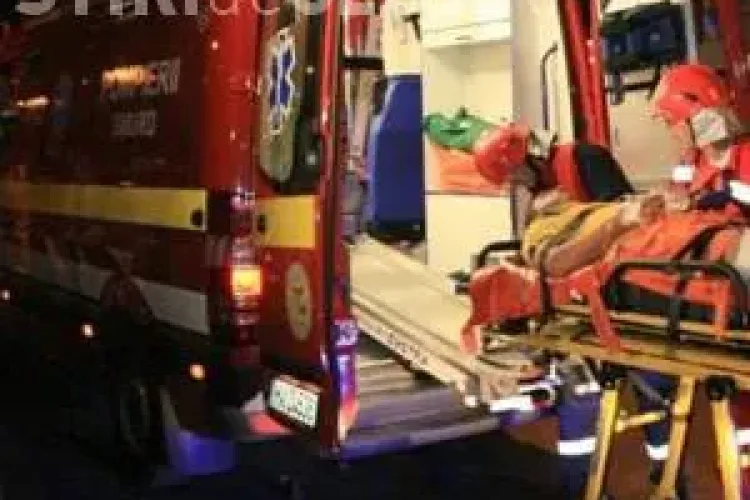 Accident grav la Mărtinești. Prietenul victimei a făcut scandal 