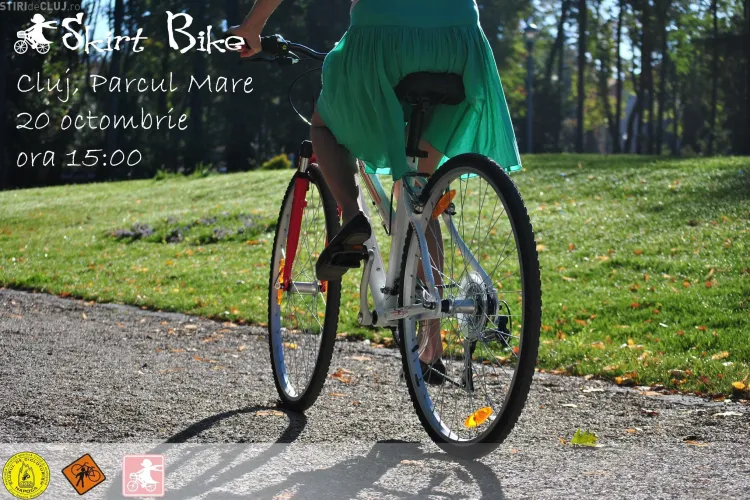 Prima editie Skirt Bike Cluj are loc sâmbătă, de la 15.00, în Parcul Central