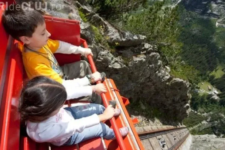 Cel mai abrupt  "drum" din Europa. Funicularul care îţi dă palpitaţii - VIDEO