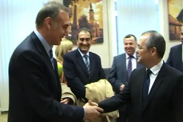 Boc s-a întâlnit cu boss -ul Galatei - FOTO și VIDEO