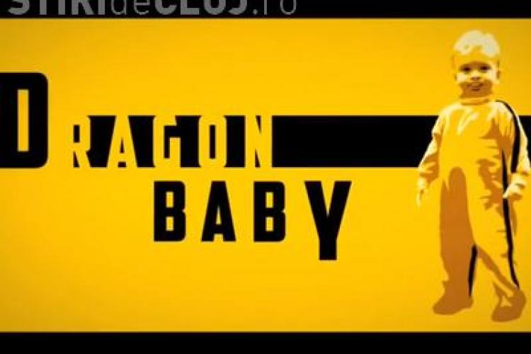 Bebeluș VS Dragon, videoclipul care face senzație pe internet VIDEO
