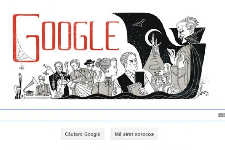 BRAM STOKER, părintele lui Dracula, sărbătorit de google