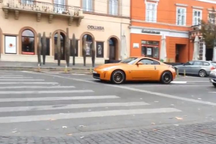 Și-a probat forța mașinii pe străzile Clujului și a filmat totul - VIDEO