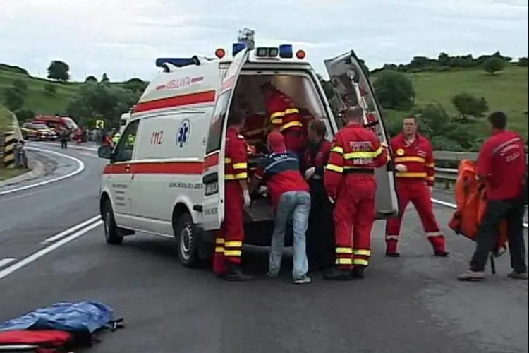 Accident la Stejeriș, la granița județelor Cluj și Alba