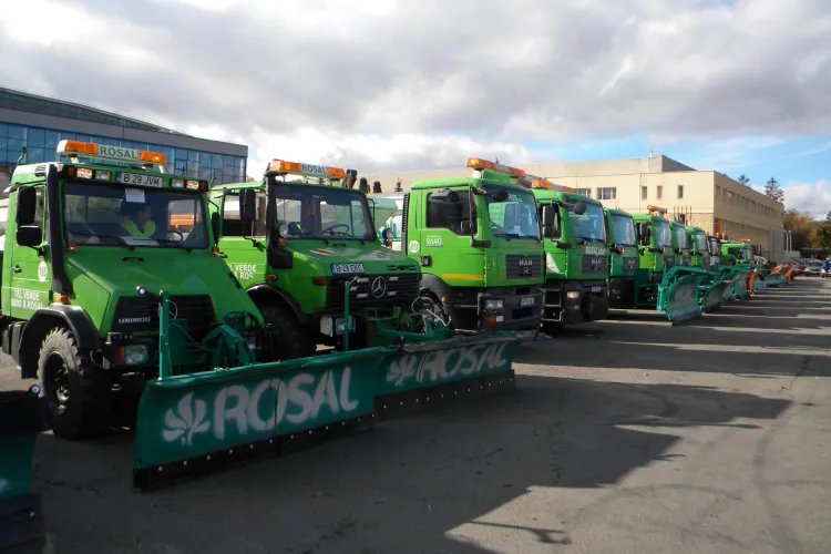 Rosal și Brantner și-au prezentat utilajele de deszăpezire - VIDEO și FOTO