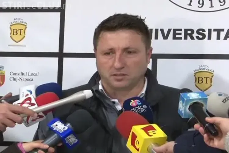 Jucătorii U Cluj amenință că nu se mai prezintă la antrenamente. Ce a declarat antrenorul Marius Popescu - VIDEO