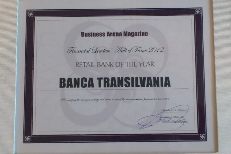 Banca Transilvania, desemnată ”Retail Bank of the Year”, pentru performanțe de invidiat