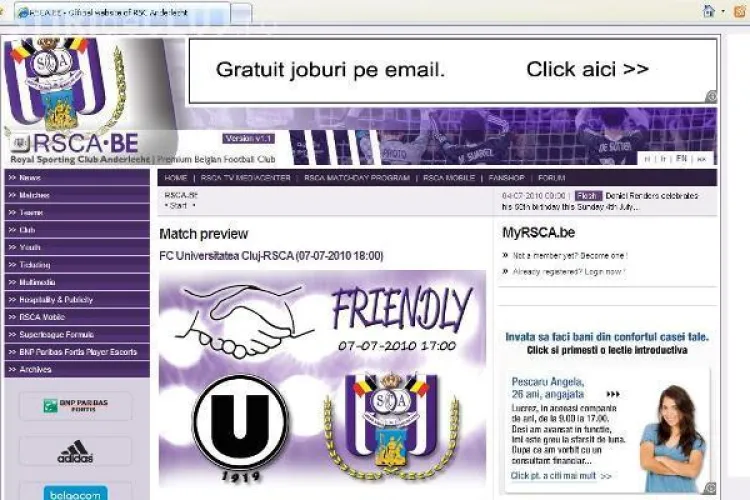 CFR Cluj si Universitatea sunt confundate de adversarele din Austria