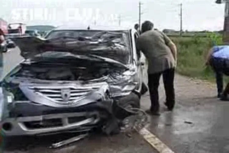 VIDEO - Accident grav la Jucu! Patru persoane ranite si trei masini avariate - UPDATE - Galerie FOTO