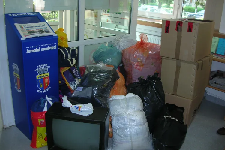 1.500 de clujeni au donat bunuri si bani pentru sinistratii din Moldova