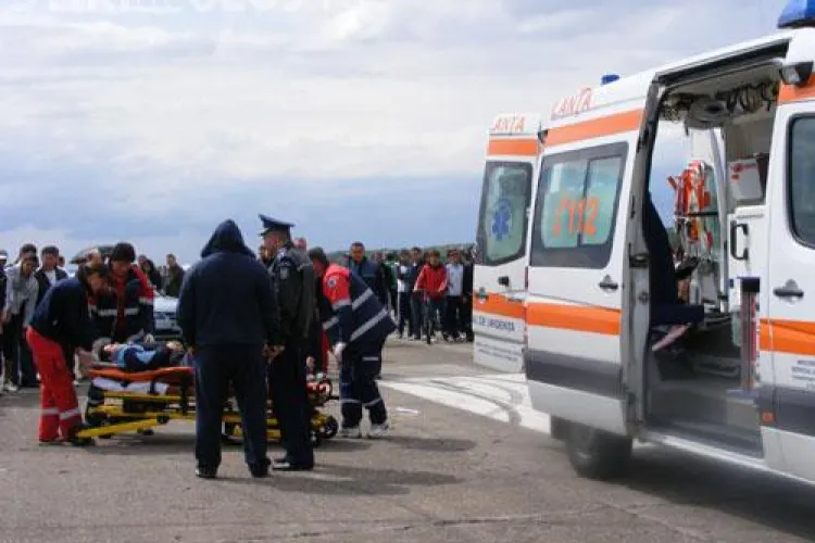 Accident grav in Turda. O fetita de 12 ani a fost lovita de un autoturism in plina strada 