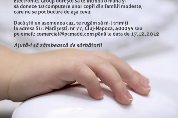 Madd Electronics oferă 10 computere copiilor nevoiași prin campania ”Ajută-ne să ajutăm!”. Vezi cum poți contribui