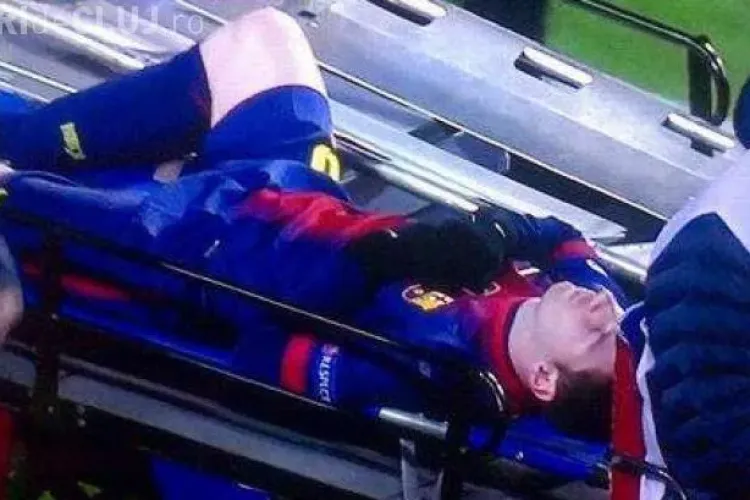 Messi s-a accidentat în Liga Campionilor - VIDEO  