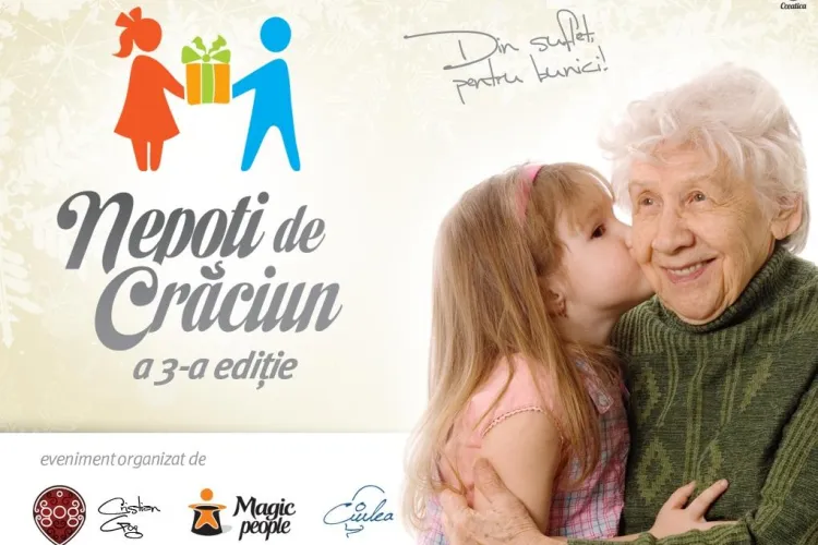 ”Nepoți de Cărciun” va ajuta în acest an 400 de bunici din Cluj