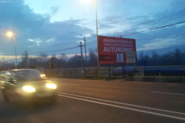 PPMT a depus plângere penală împotriva primarului din Floreşti pentru că a luat jos panoul care cerea AUTONOMIE