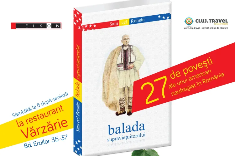 Sam cel Român, un american stabilit la Cluj, își lansează o carte în care își povestește aventura ”mioritică”