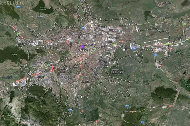 Google Maps crede că Autostrada Transilvania trece prin centrul Clujului - VEZI FOTO