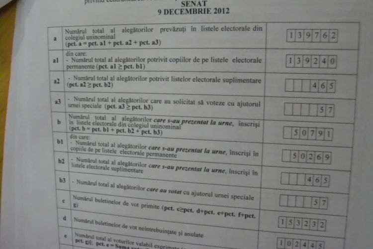 Cluj - REZULTATE COLEGIUL 2 Senat. Șerban Rădulescu a câștigat, dar are sub 50% din voturi