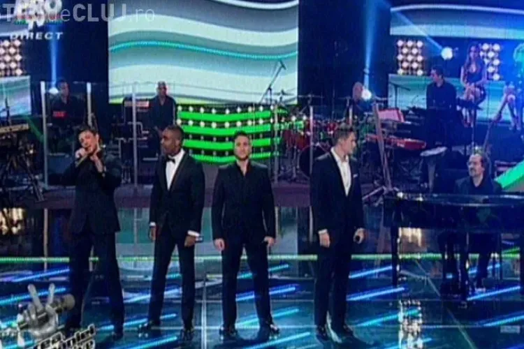 Trupa Blue, incident la VOCEA ROMÂNIEI