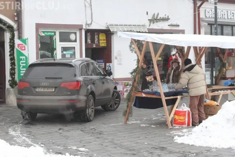 A făcut slalom pe Eroilor cu mașina 4x4 - FOTO