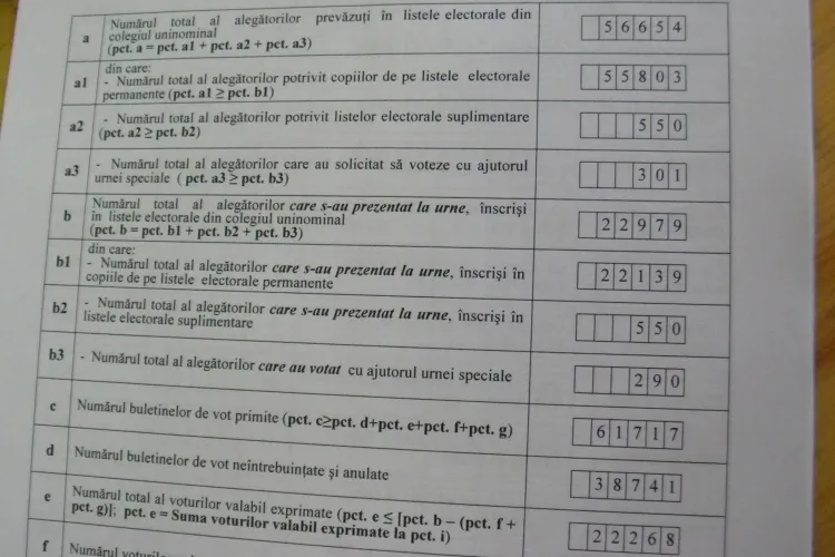 Cluj - REZULTATE COLEGIUL 6 Camera Deputaţilor. Cornel Itu a învins-o pe Rodica Suciu - FOTO