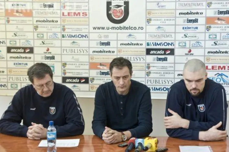 U Mobitelco înfruntă CSM Oradea, marti, 18 decembrie. VEZI declarații  