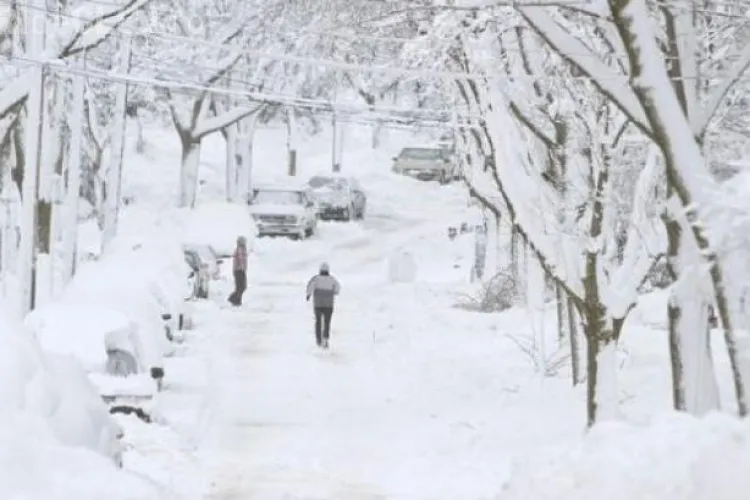 Cea mai scăzută temperatură din această iarnă. Vezi cât de frig a fost