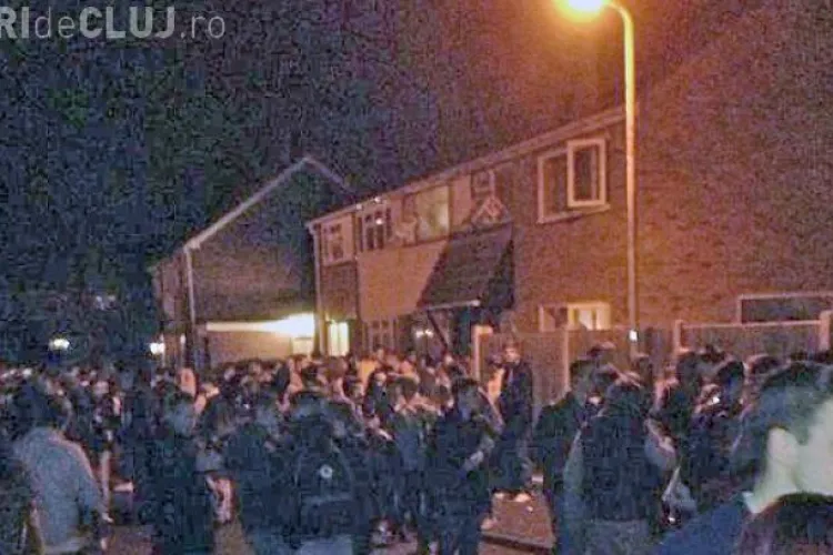 Casă complet DEVASTATĂ după ce o fată a anunțat pe Facebook că organizează o petrecere FOTO