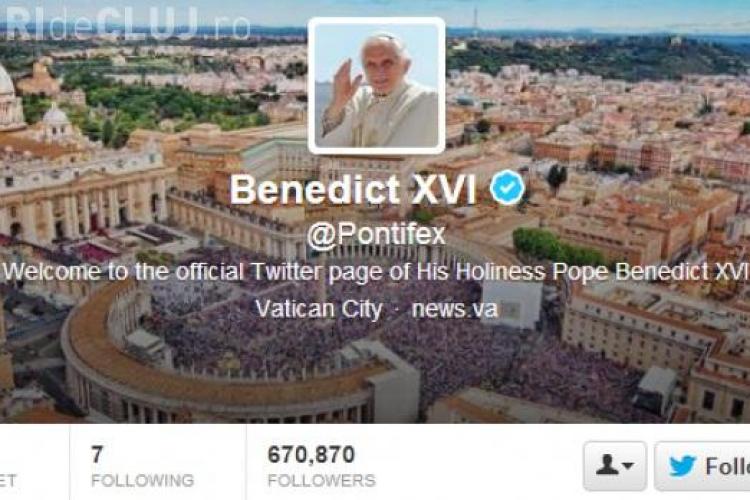 Primul mesaj al Papei pe Twitter