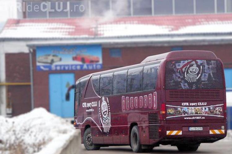 CFR Cluj și-a rebranduit autocarul echipei pentru a corespunde ”imaginii unei echipe campioane”