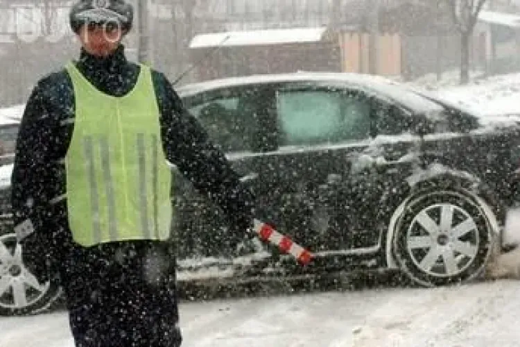 Șoferii au fost amendați în prima zi de Crăciun