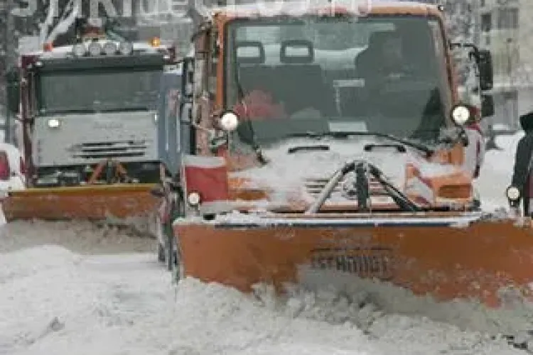 Drumurile județene din Cluj nu sunt blocate de zăpadă