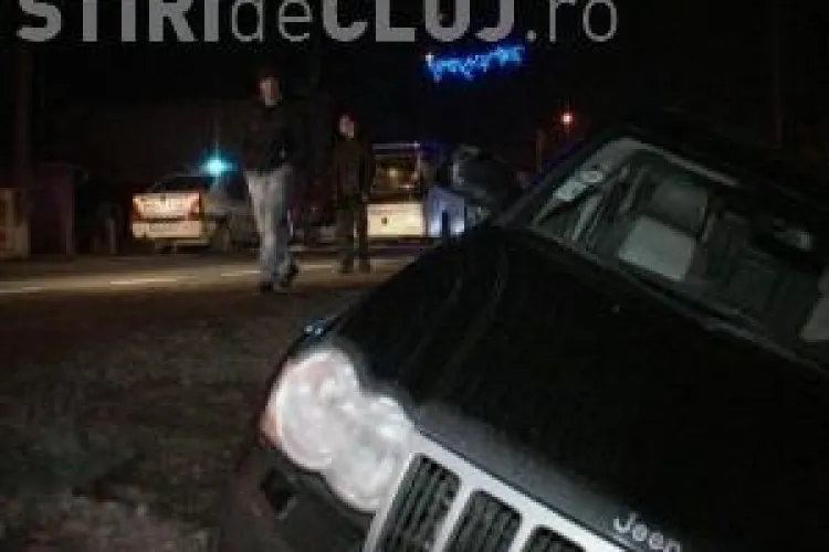 Un autocar a fost implicat într-un accident lângă Dej - VIDEO