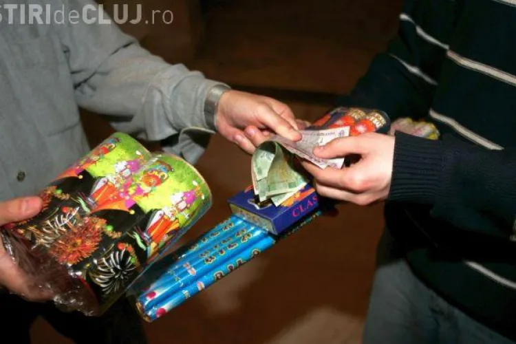 Un bucureștean vindea în Cluj 19.000 de artificii și petarde  