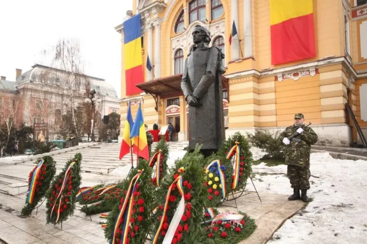 Mihai Eminescu a fost omagiat la Cluj de Ziua Culturii Naţionale
