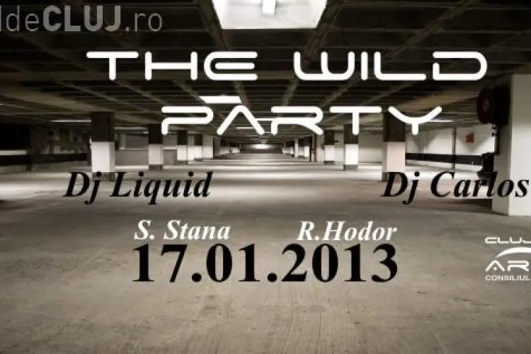 Petrecere "WILD" în parcarea subterană de la Cluj Arena
