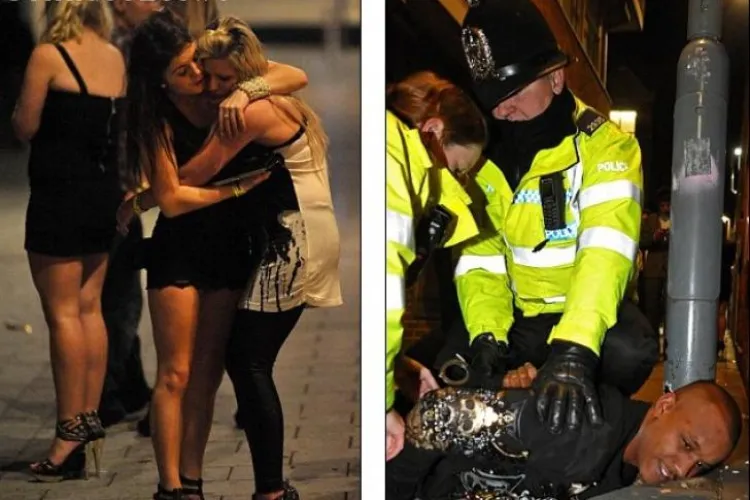 Revelionul şi beţia dau "bine" împreună. Vezi imagini INCREDIBILE