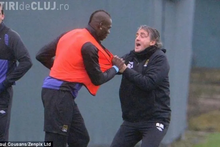 Mancini şi Balotelli aproape s-au bătut la antrenamentul lui City